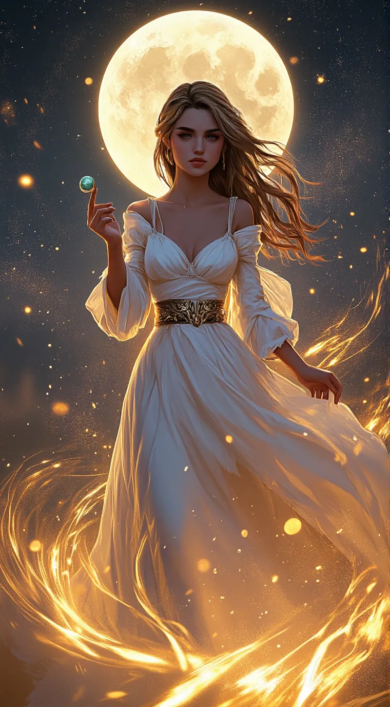 ai character: chica de sueños background