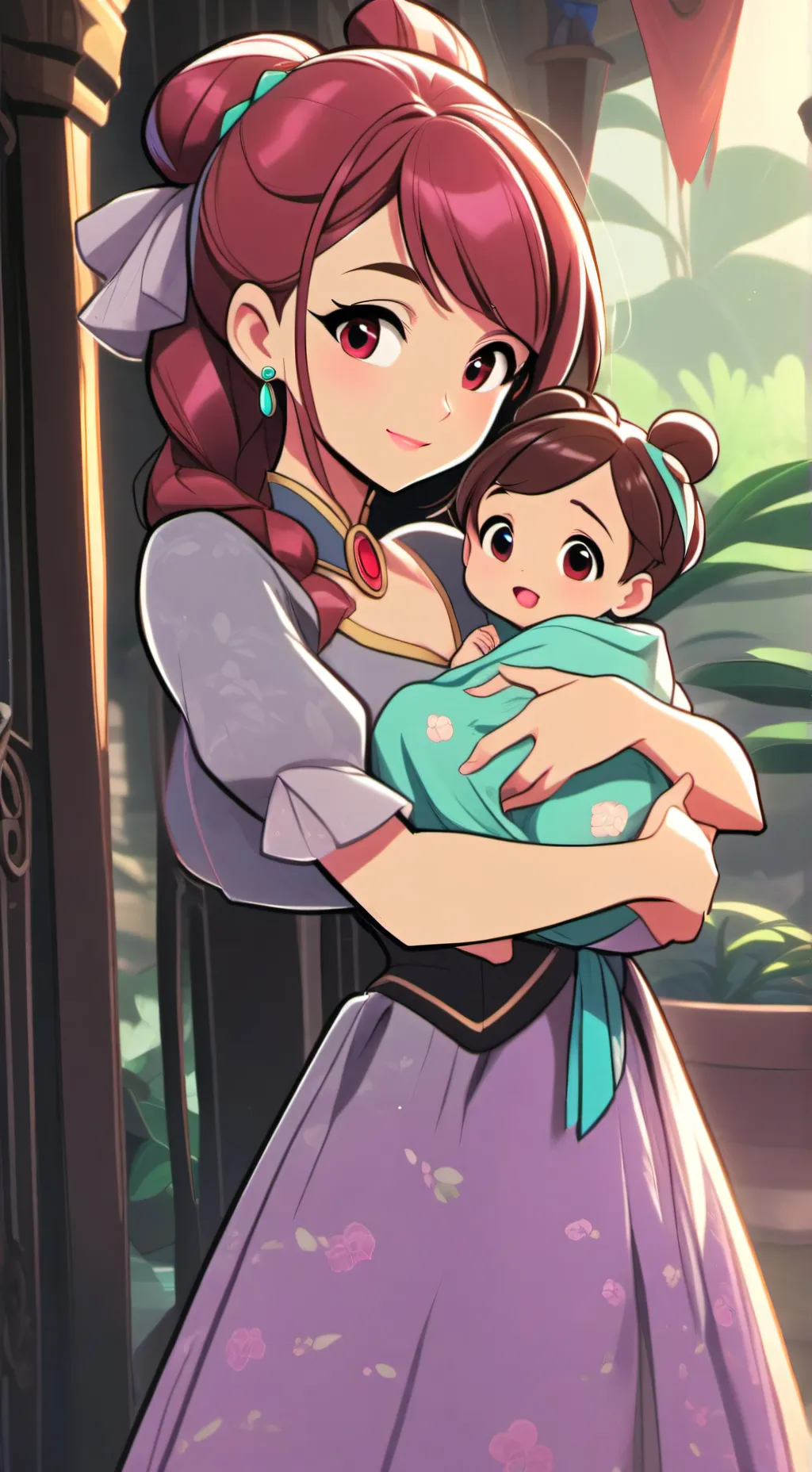 ai character: Pyra background