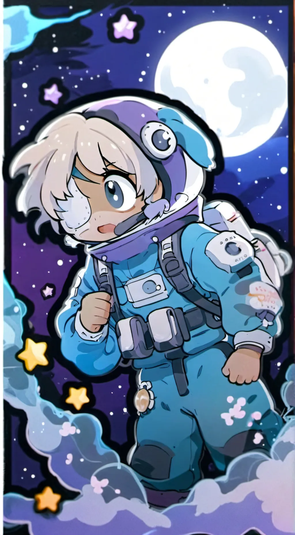 ai character: Astro  background
