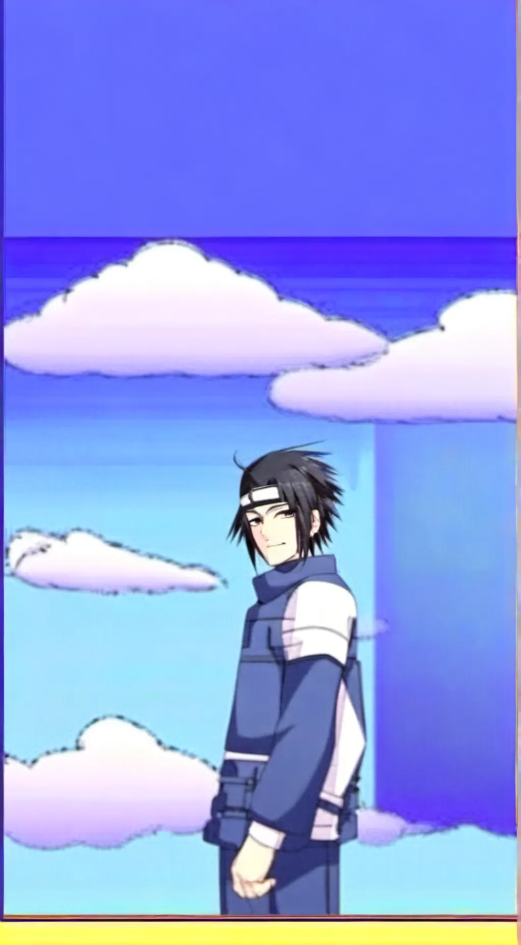 ai character: Sasuke  background