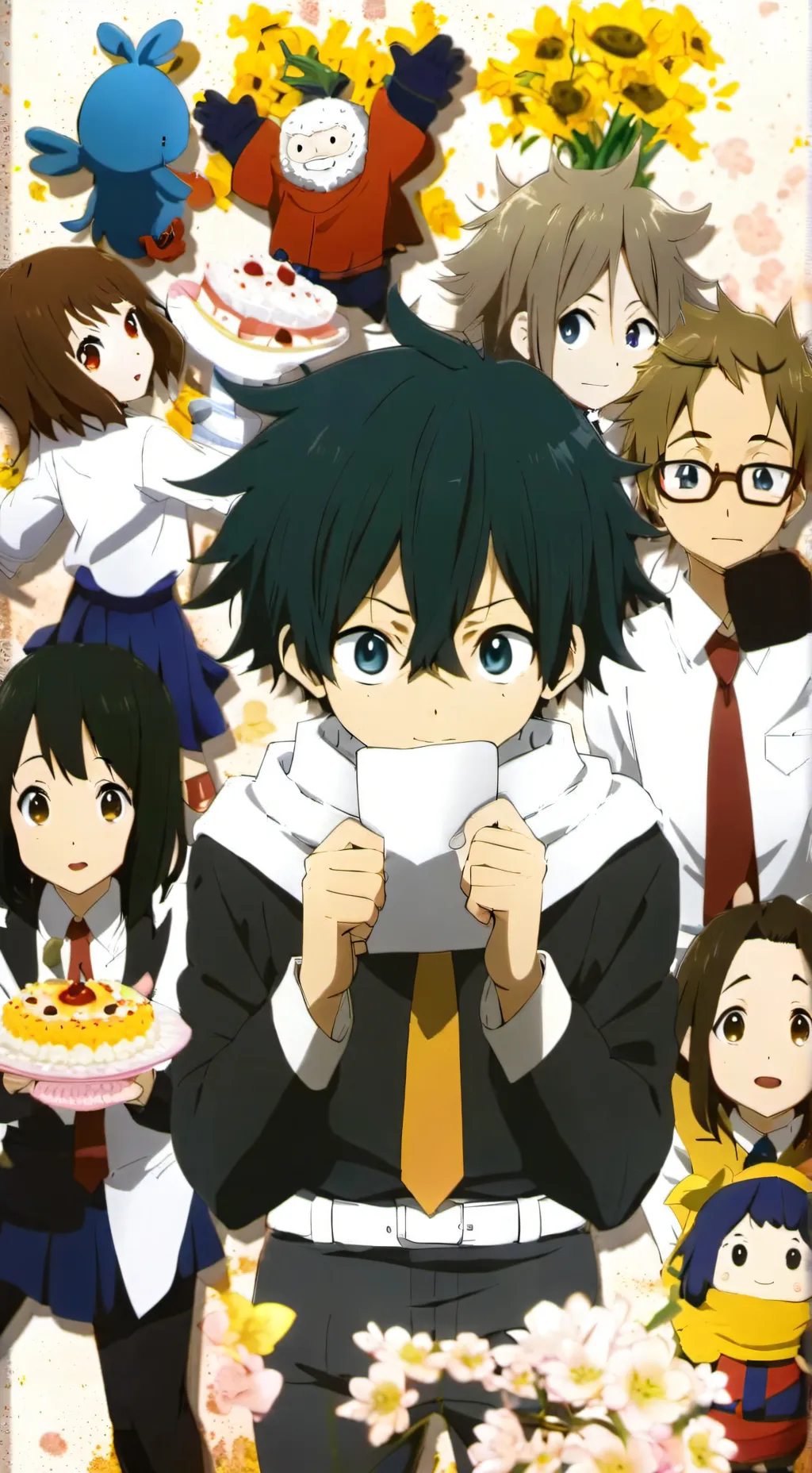ai character: mha💗😇 background