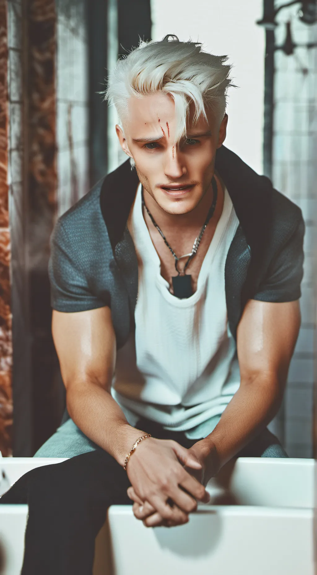 ai character: Draco Malfoy  background