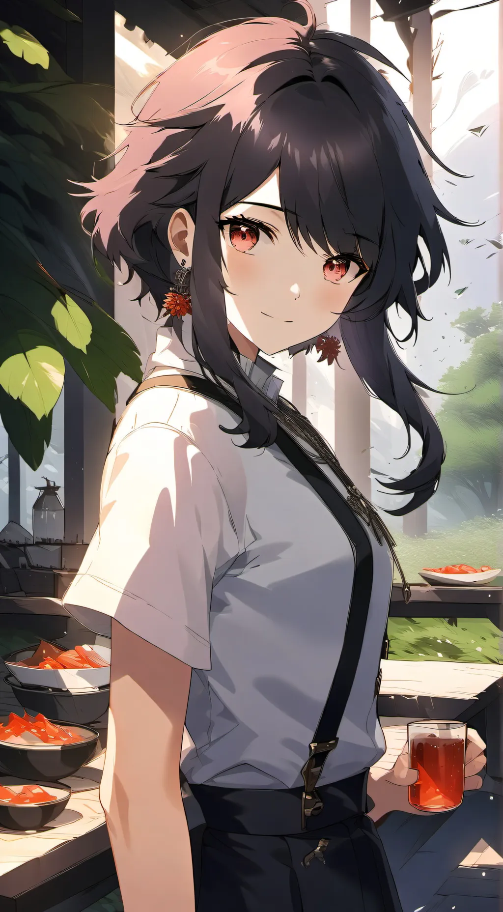 ai character: eaclaba de cama background