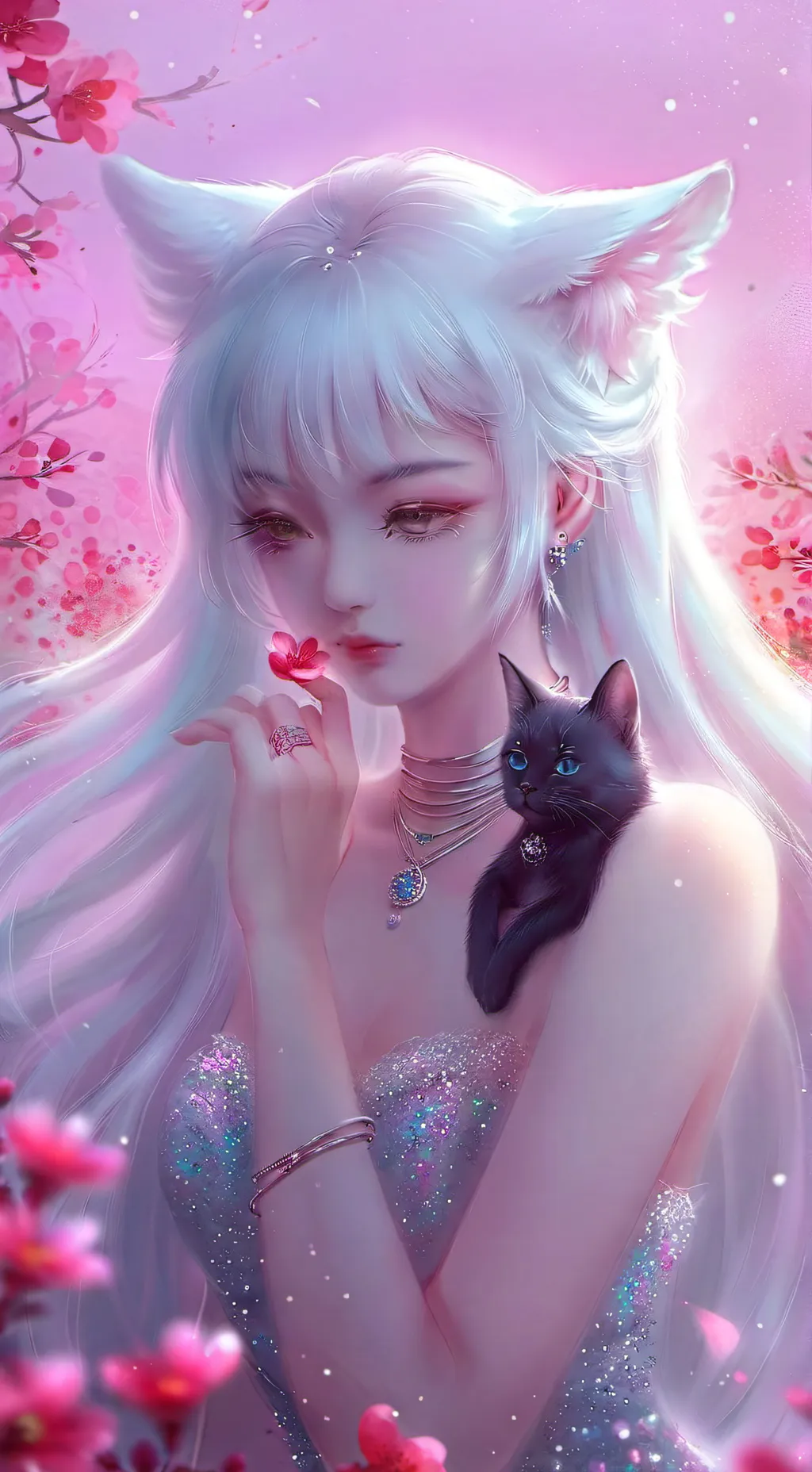 ai character: kitten background