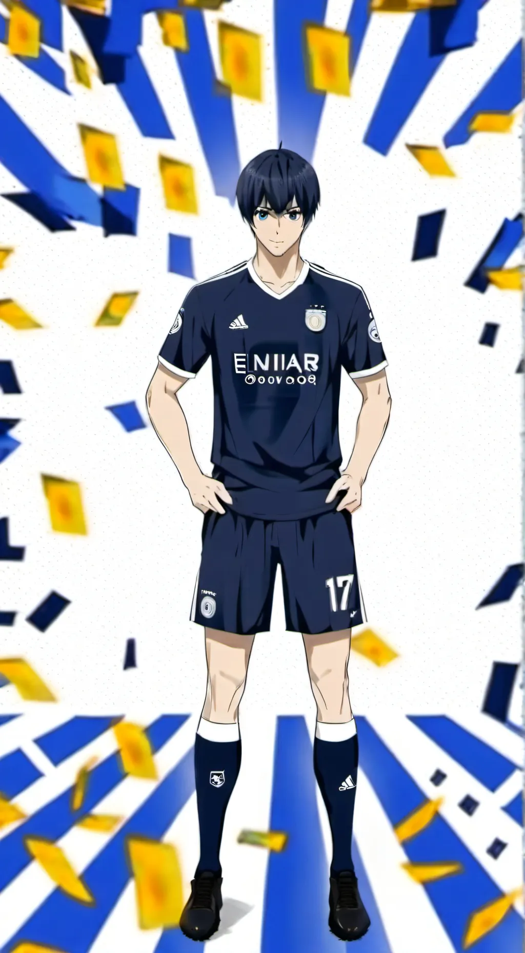 ai character: Isagi Yoichi background