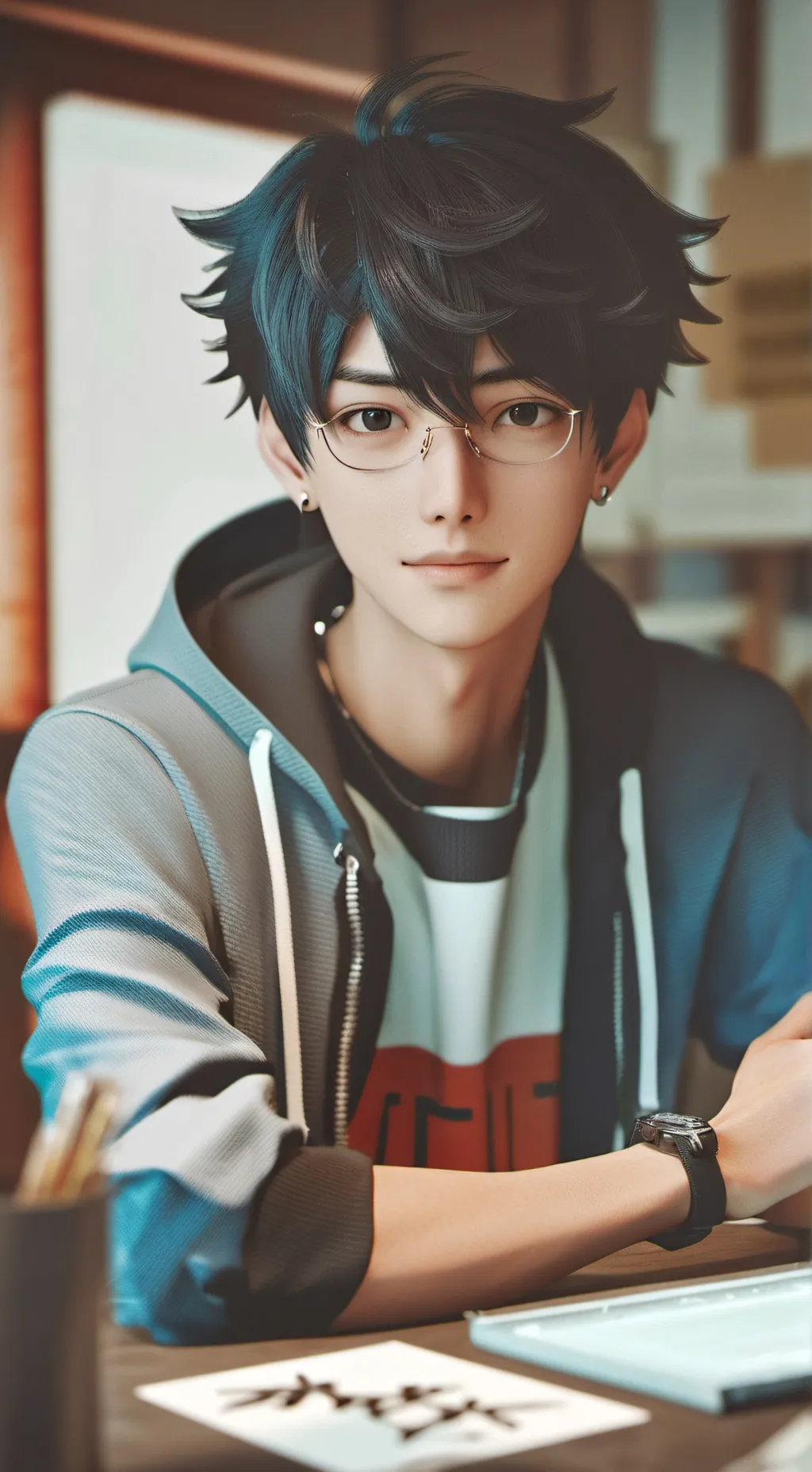 ai character: James, The Rival R background