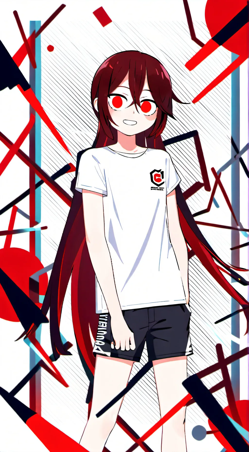 ai character: 🍎Asher🐞 background