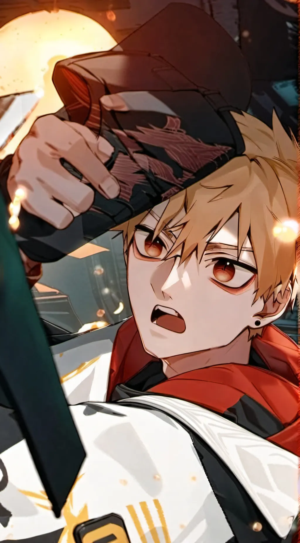 ai character: bakugo failed background