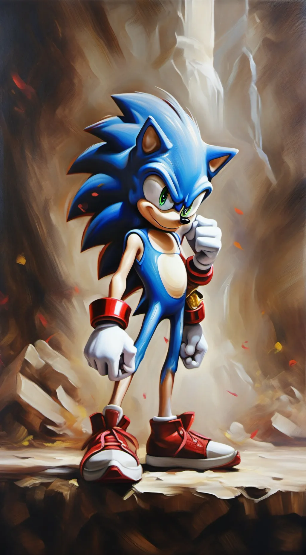 ai character: Sonic rp background