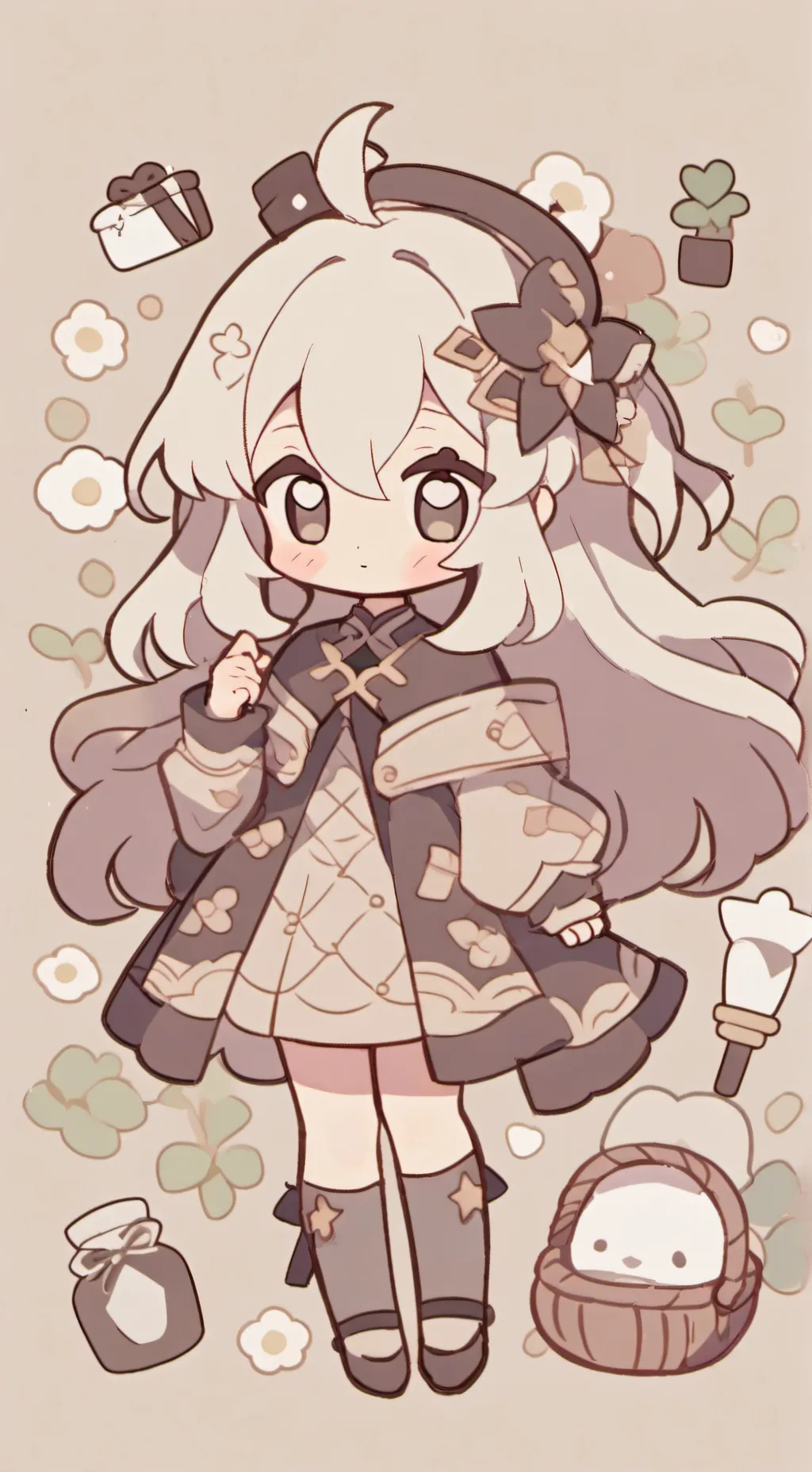 ai character: Luna background