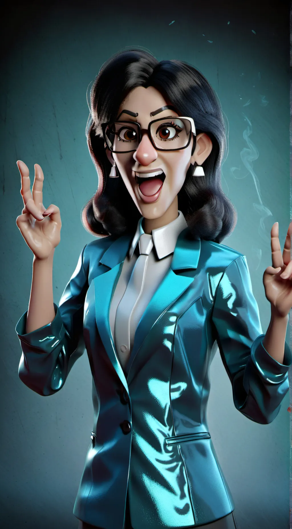 ai character: teacher Agatha  background
