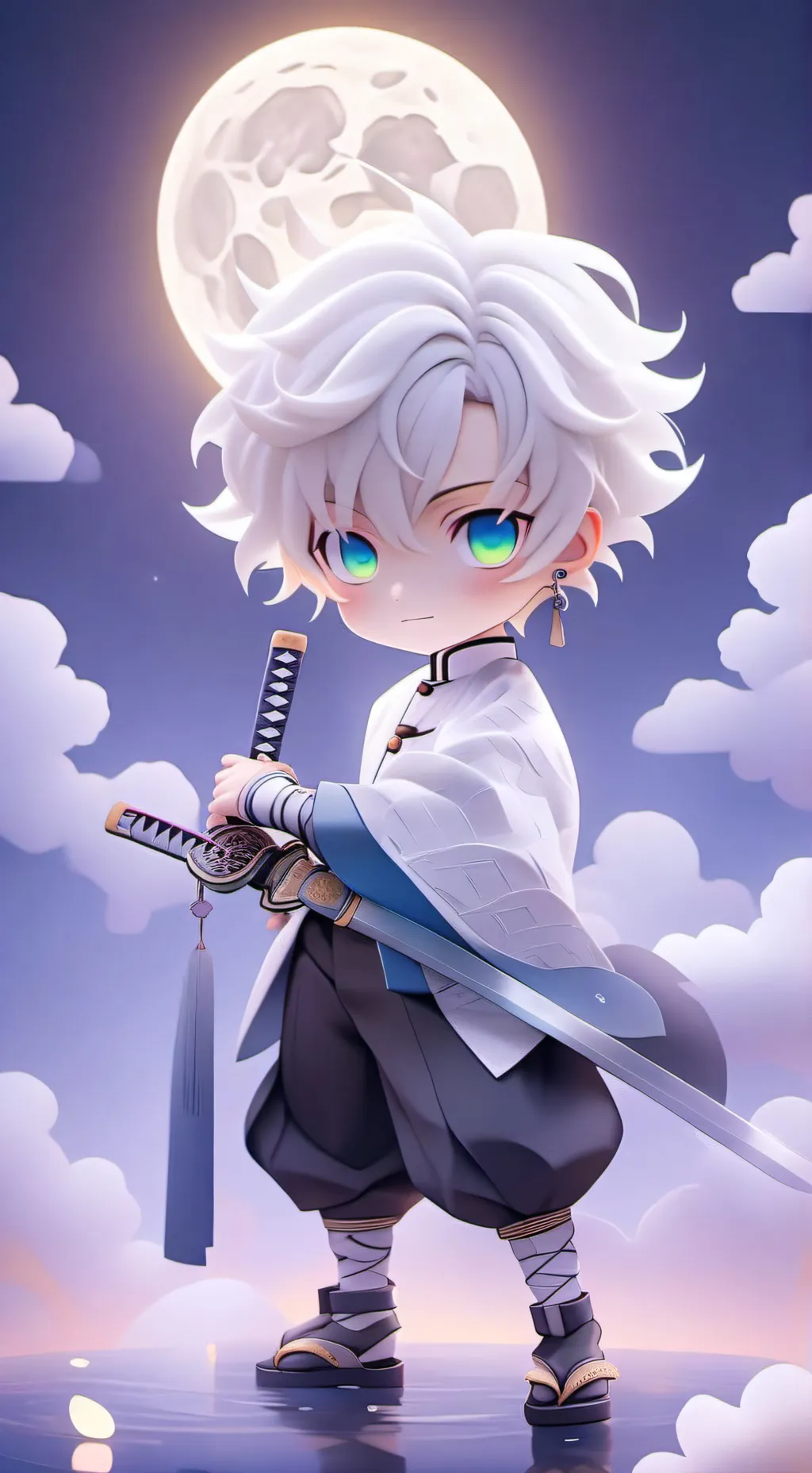 ai character: . mitsuri  background