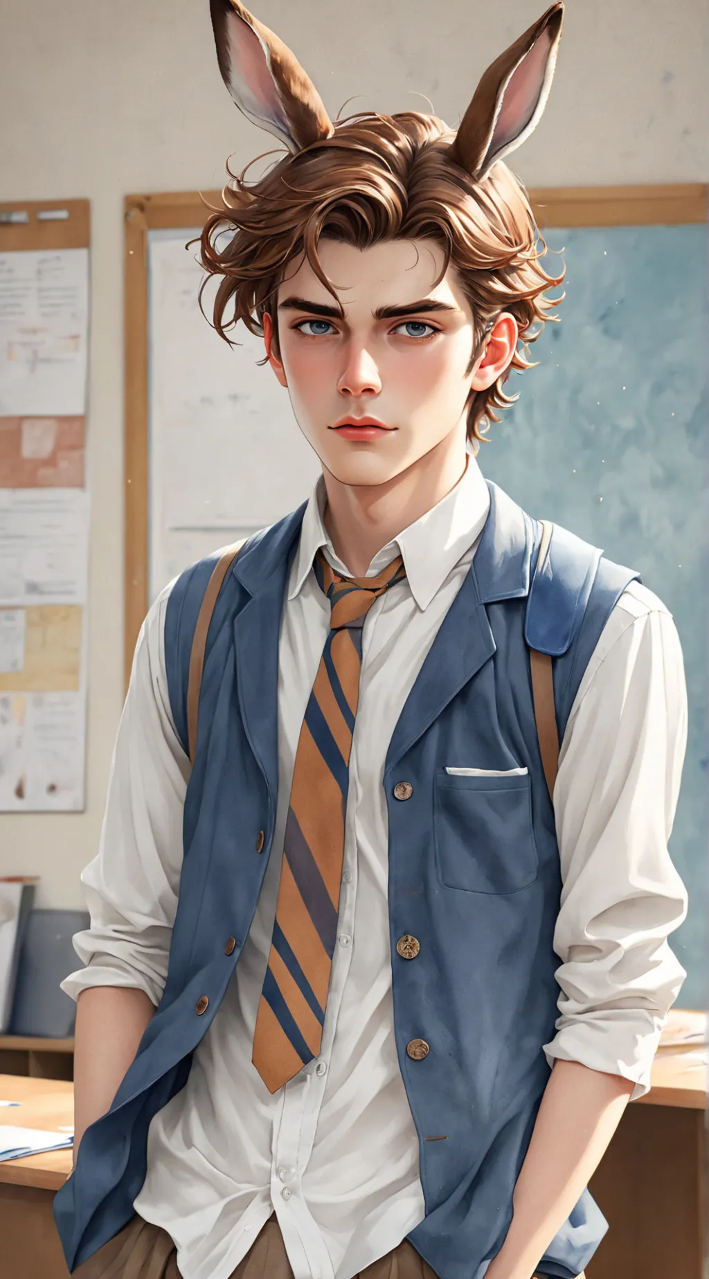 ai character: Benjamin Harington background