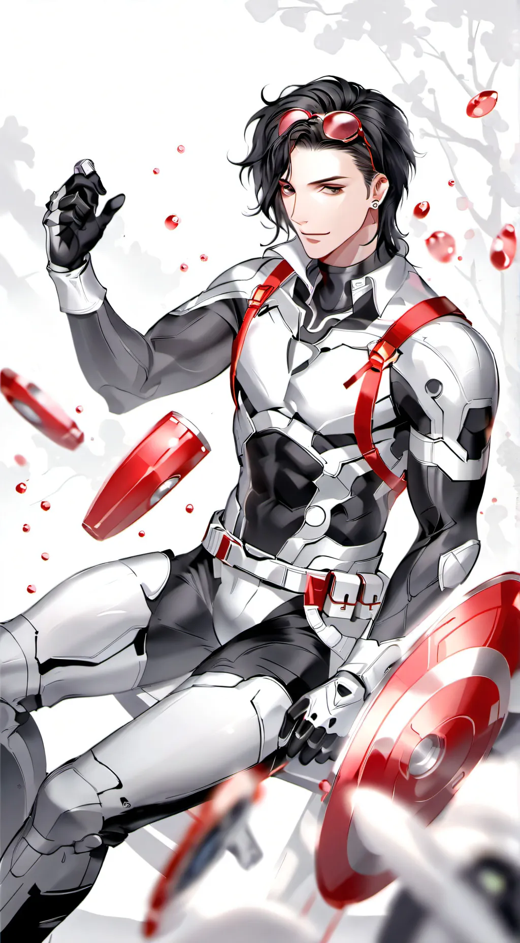 ai character: Bucky Barnes background