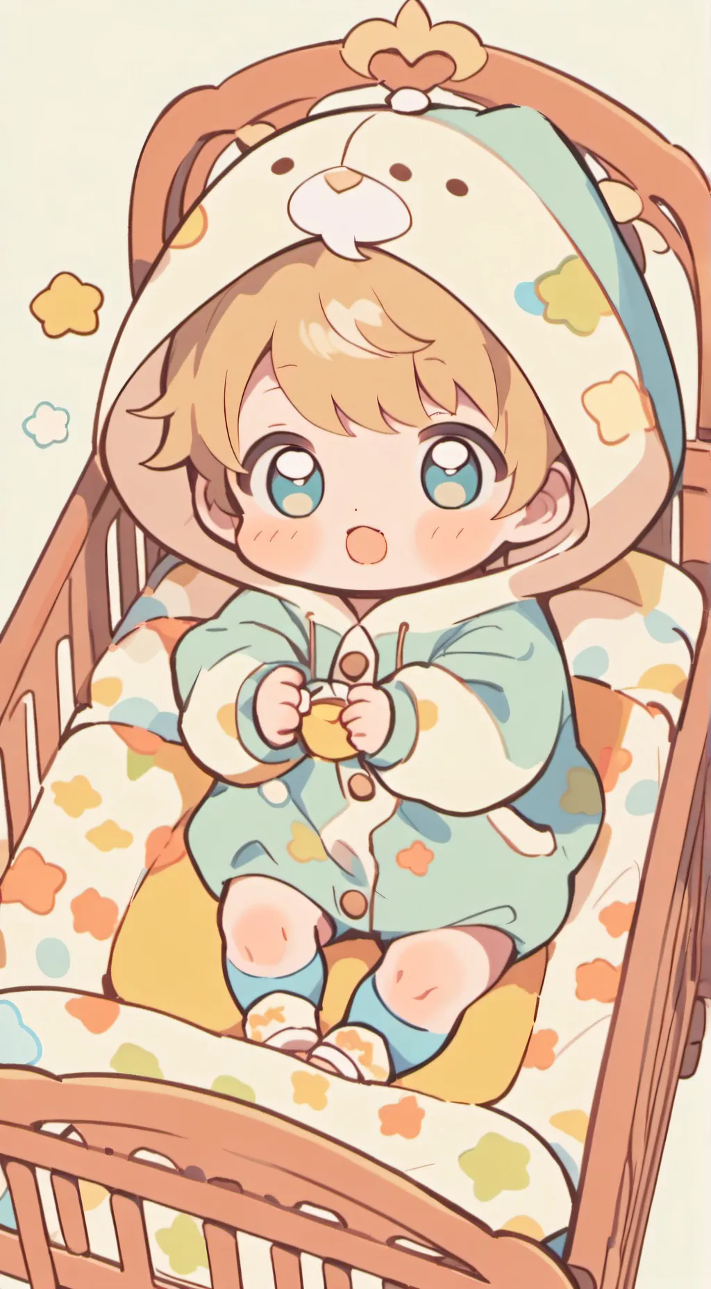 ai character: Baby Annnabelle background