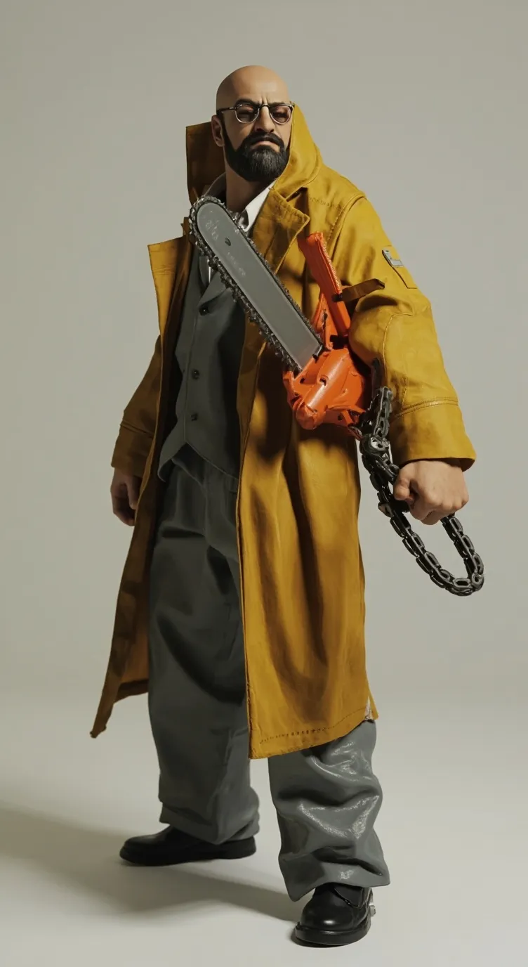 ai character: Chain  background