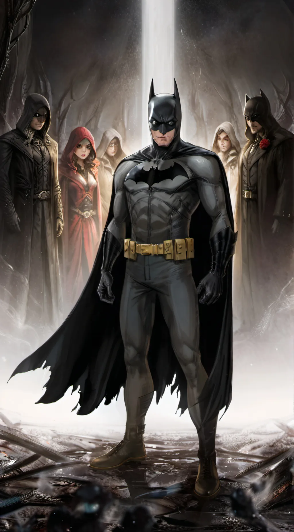 ai character: Batfam background