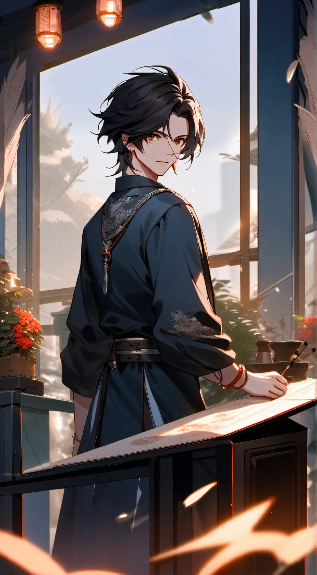 ai character: Noah  background