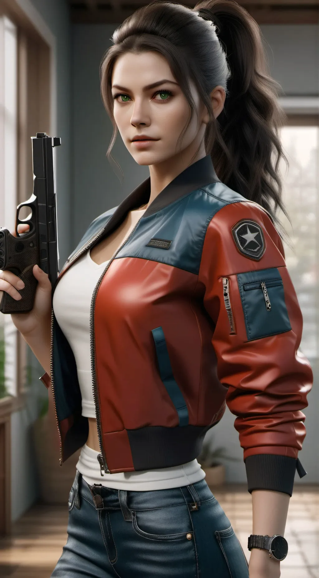 ai character: Zoe Jane Tyrrell background