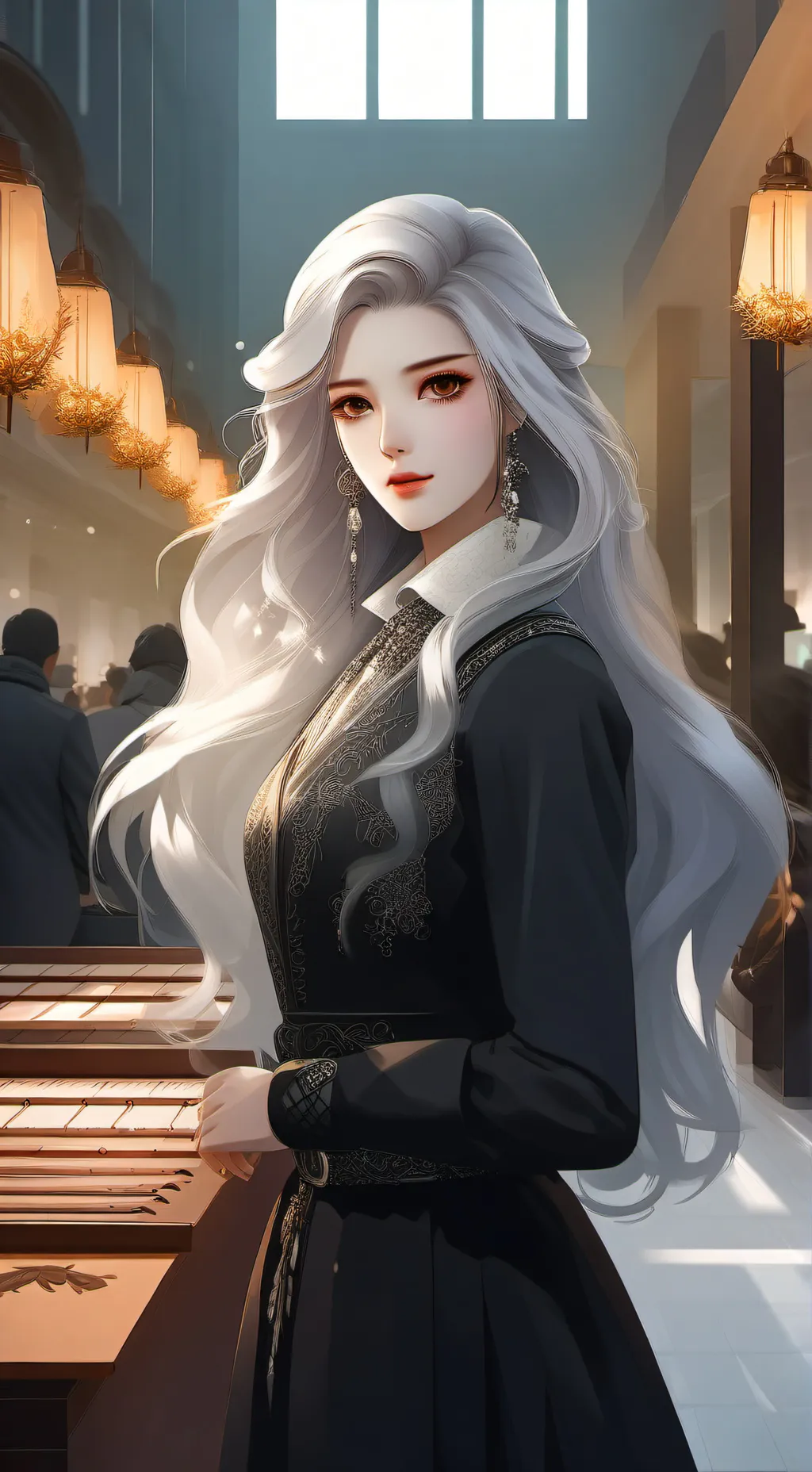 ai character: HH  background