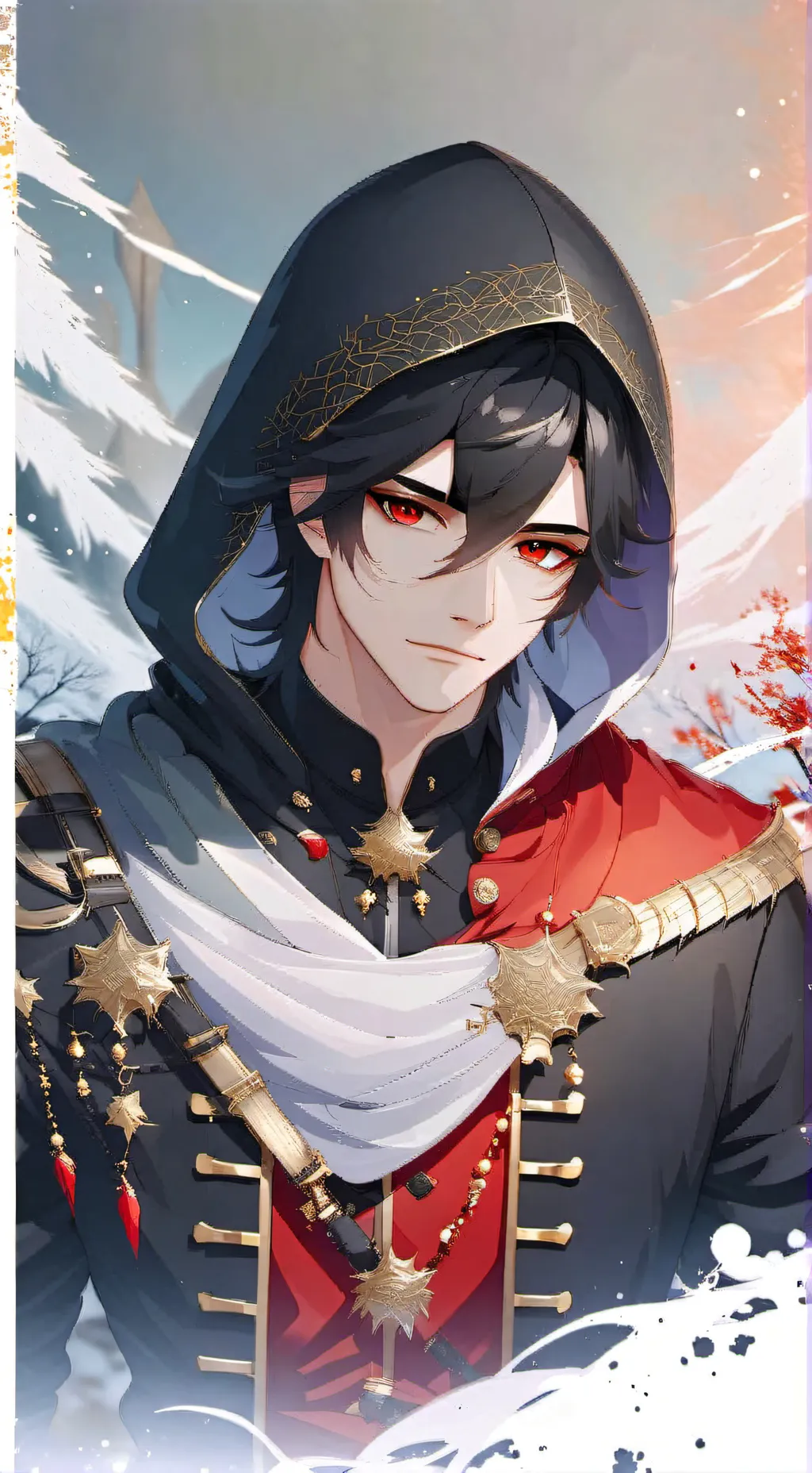 ai character: Focus background