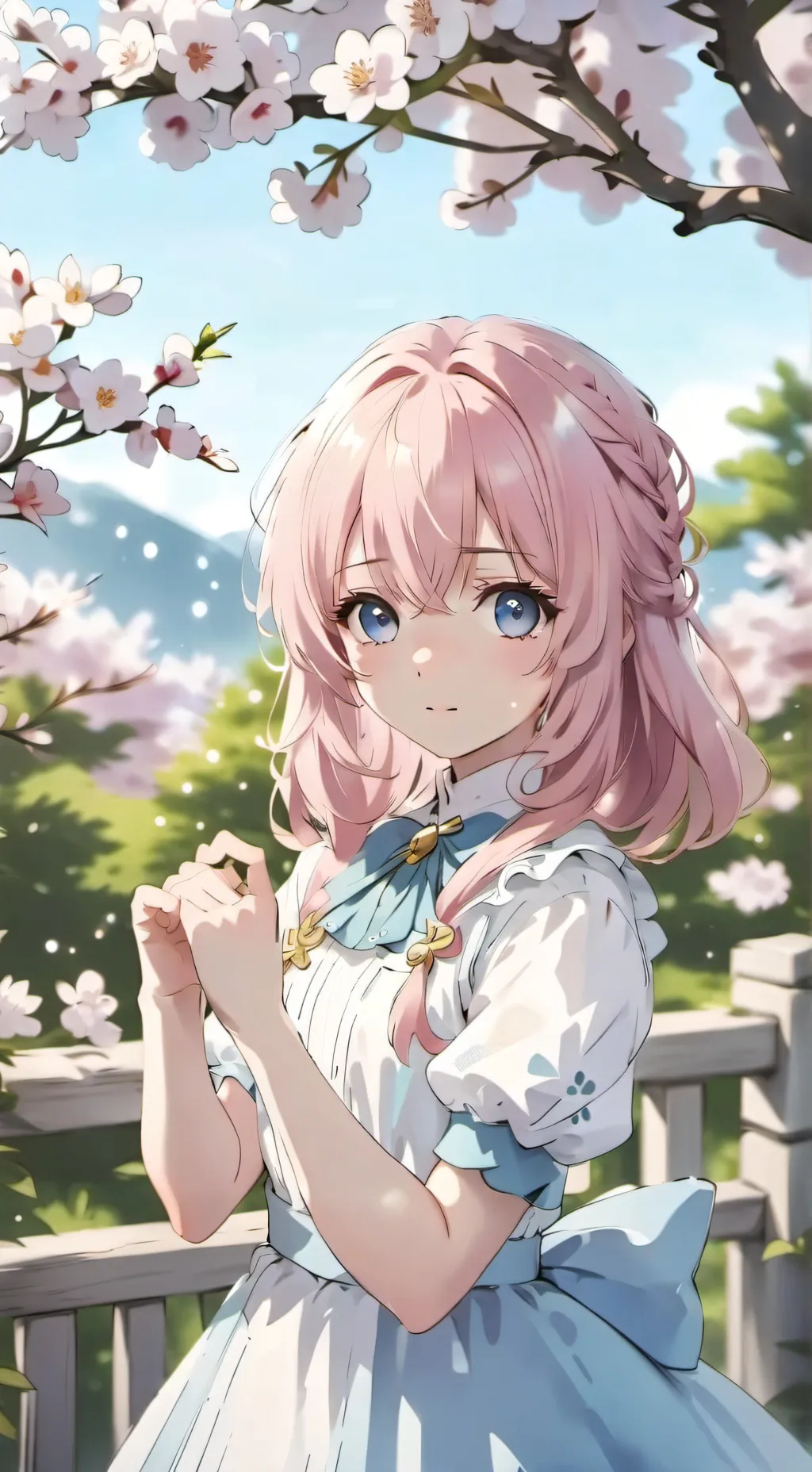 ai character: Pinky Cutie 🌸 background
