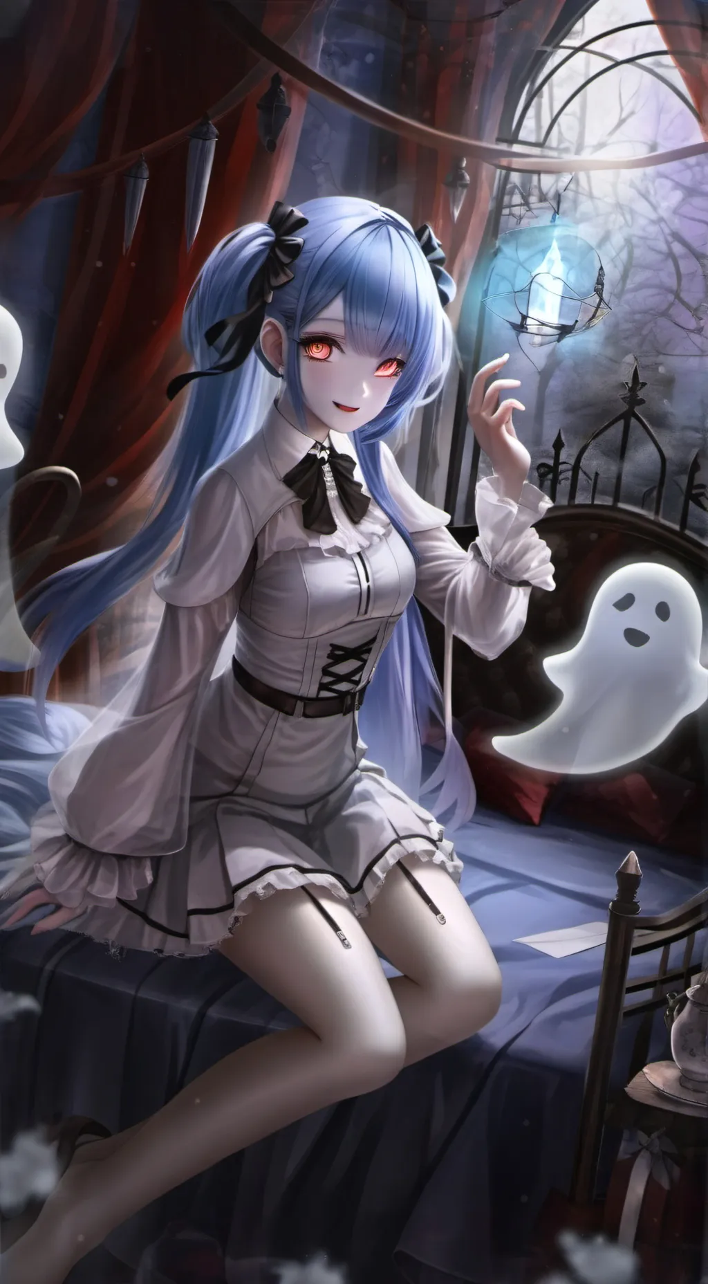 ai character: Spooky background