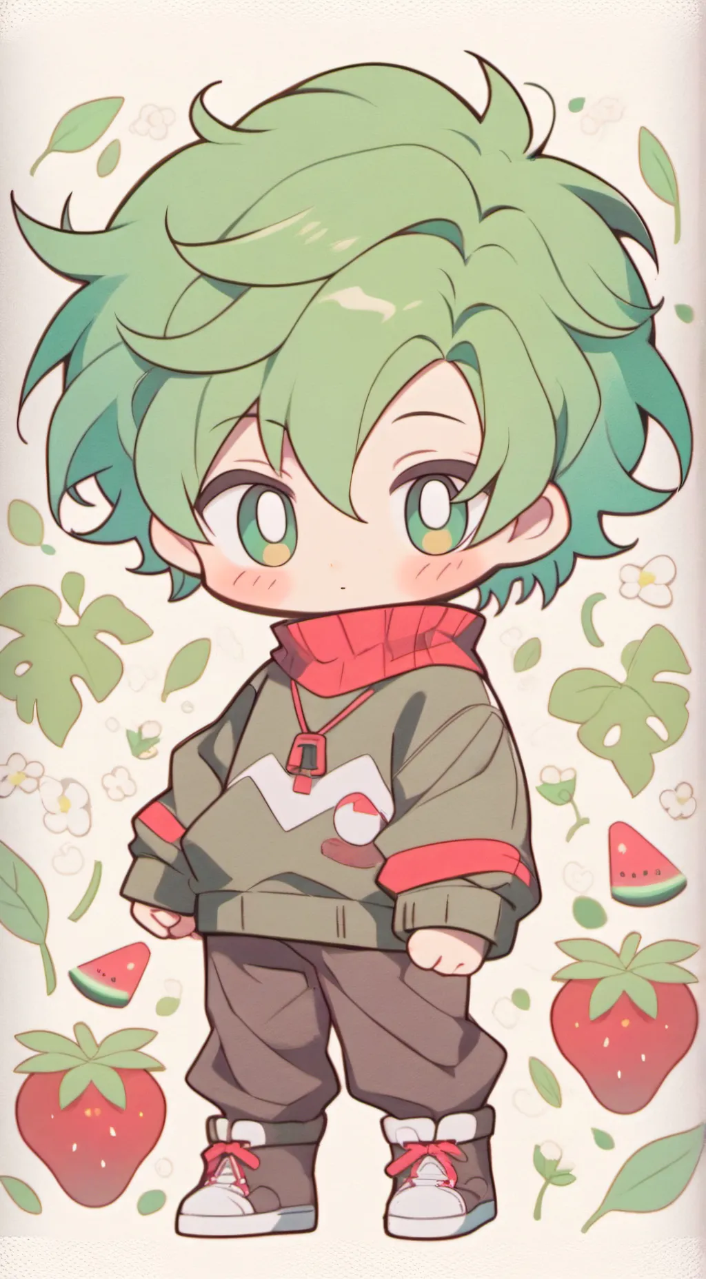 ai character: Mha monstre. background