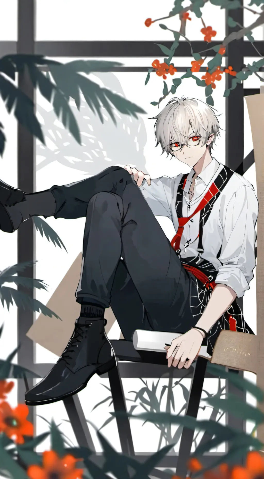 ai character: mha escola background