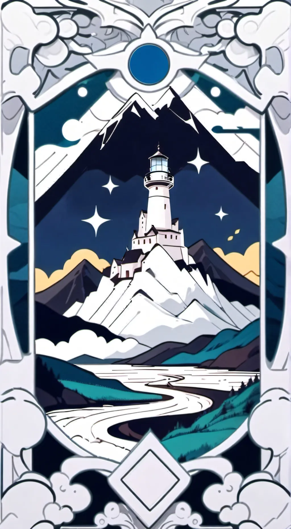ai character: Dandy *dw* background