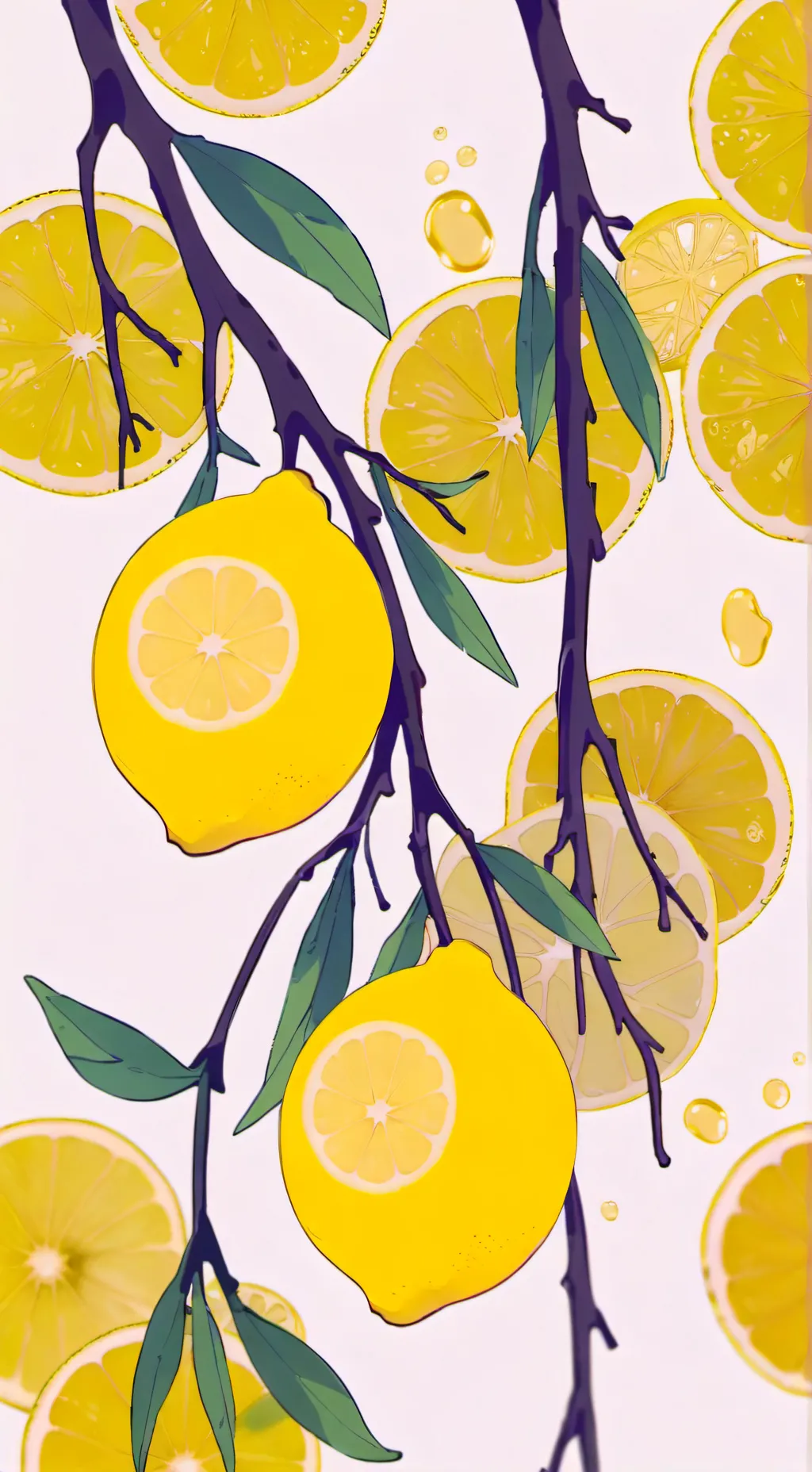 ai character: lemon  background