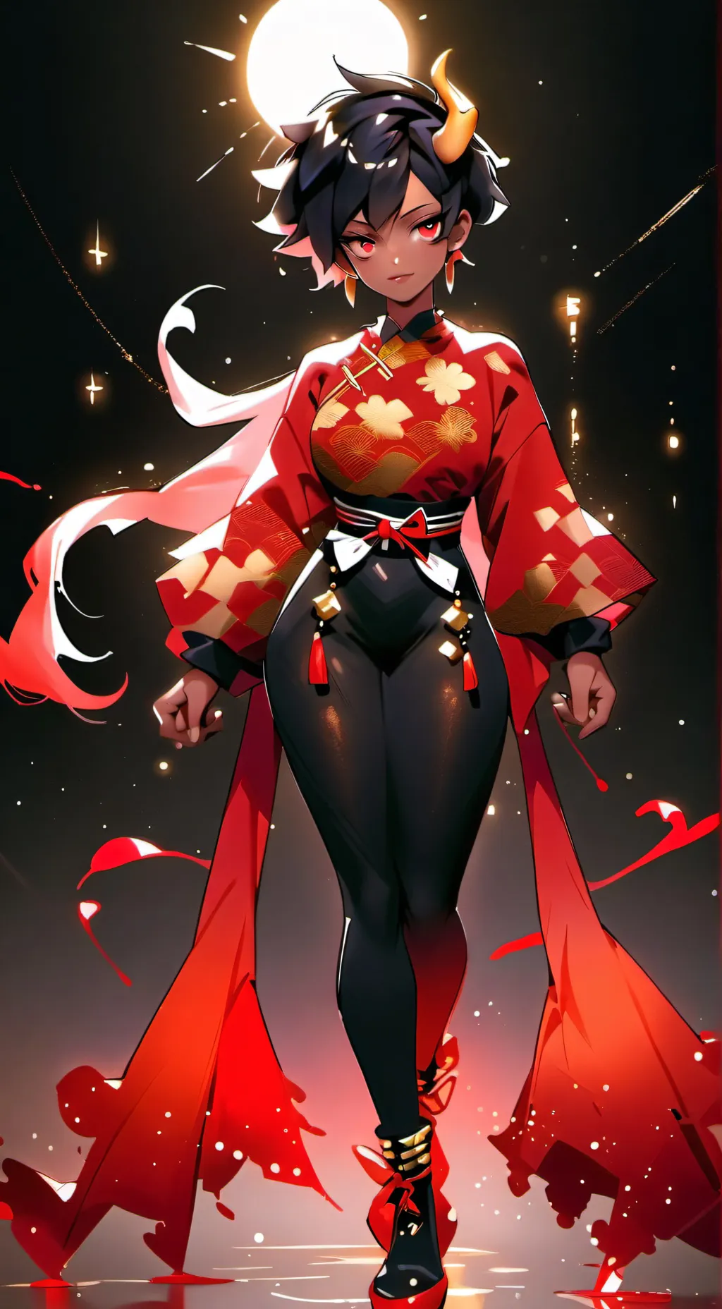 ai character: Flareri background