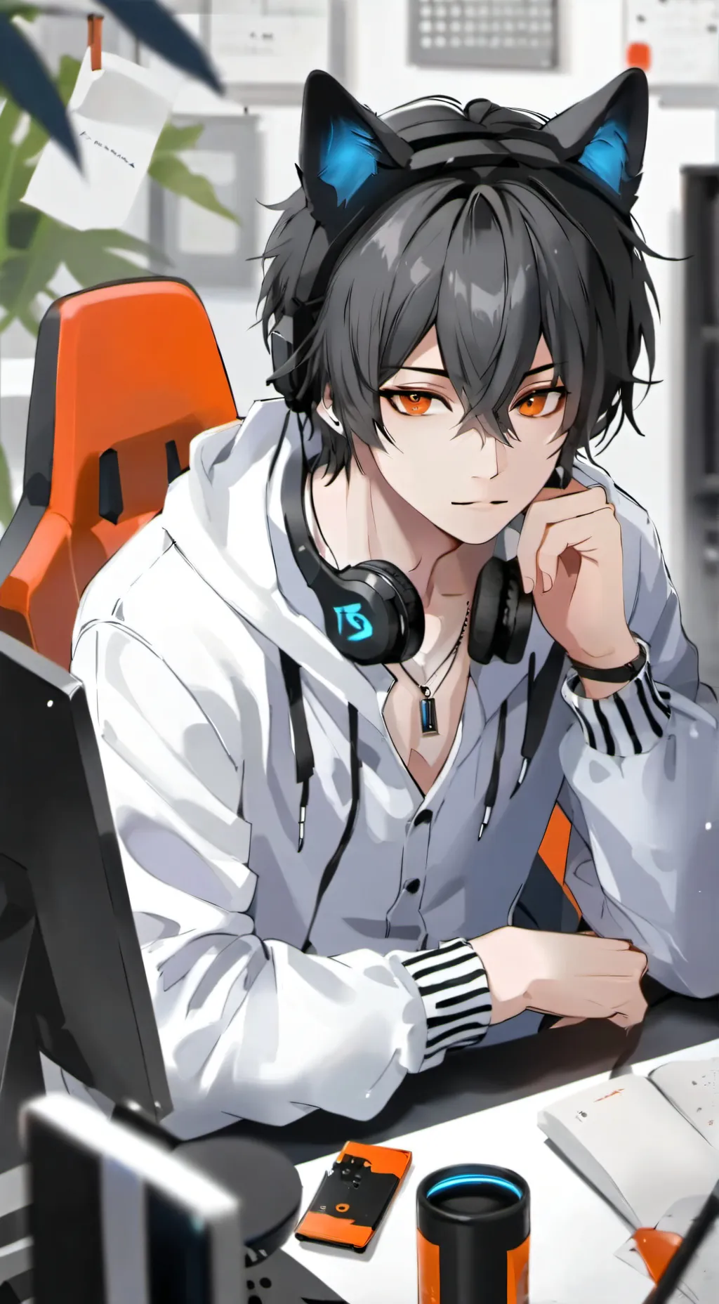 ai character: Shadow background
