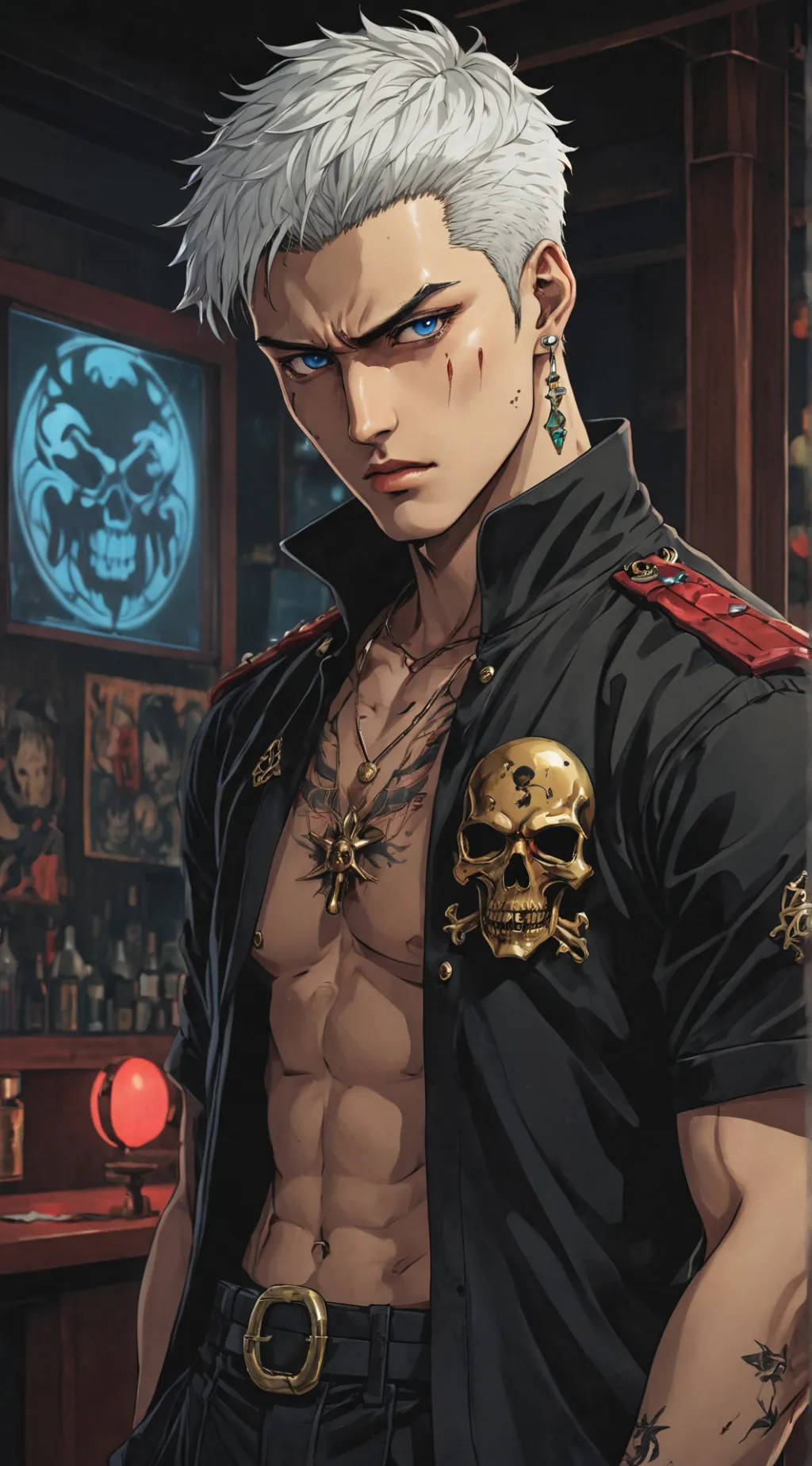 ai character: Sander Moore background