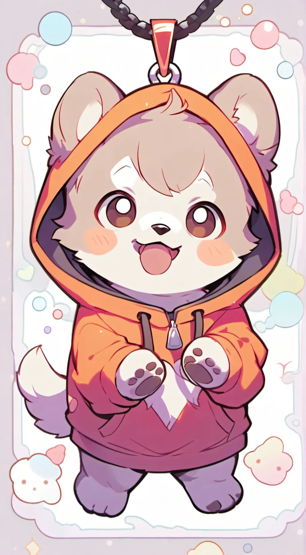 ai character: baby dogday  background