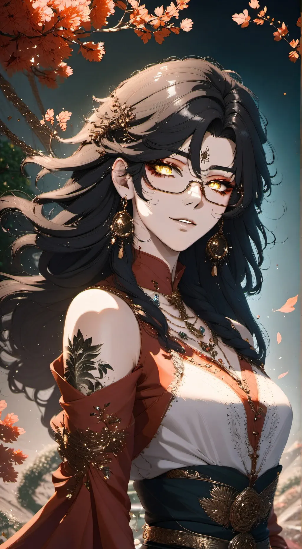 ai character: luna💕 background