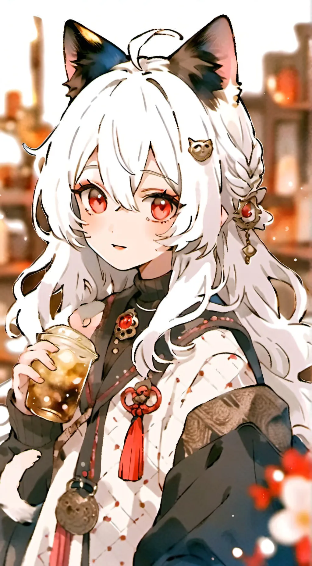 ai character: Kiana  background