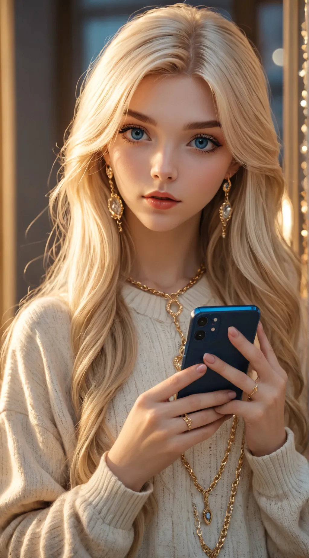 ai character: Crystal background