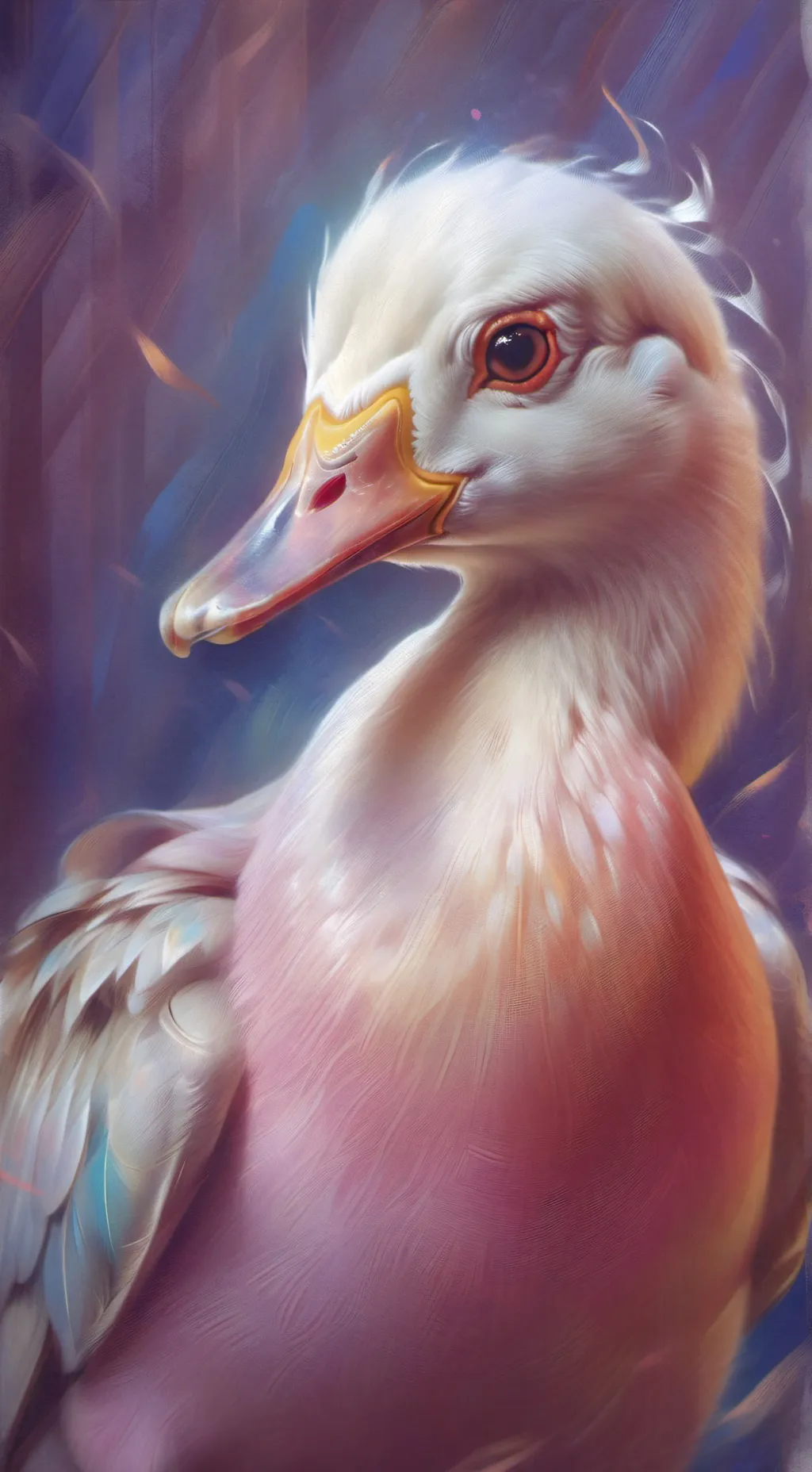ai character: pato donald background