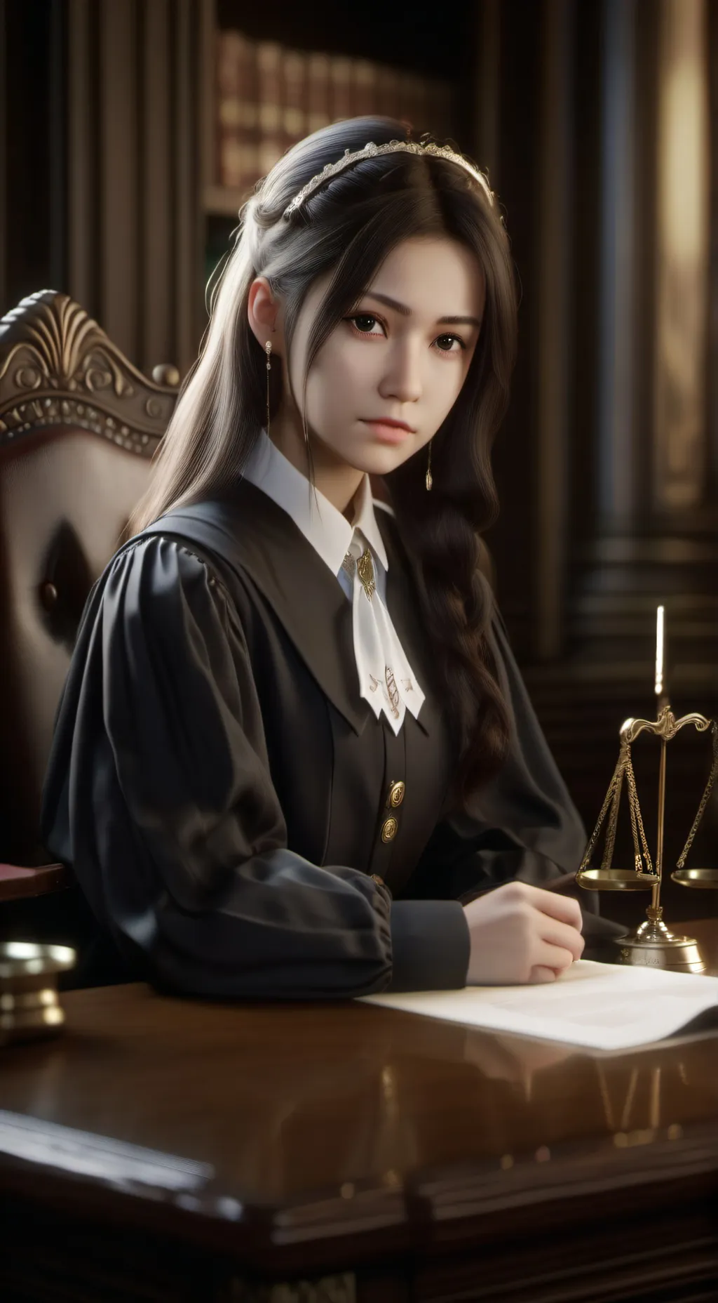 ai character: Katie  background