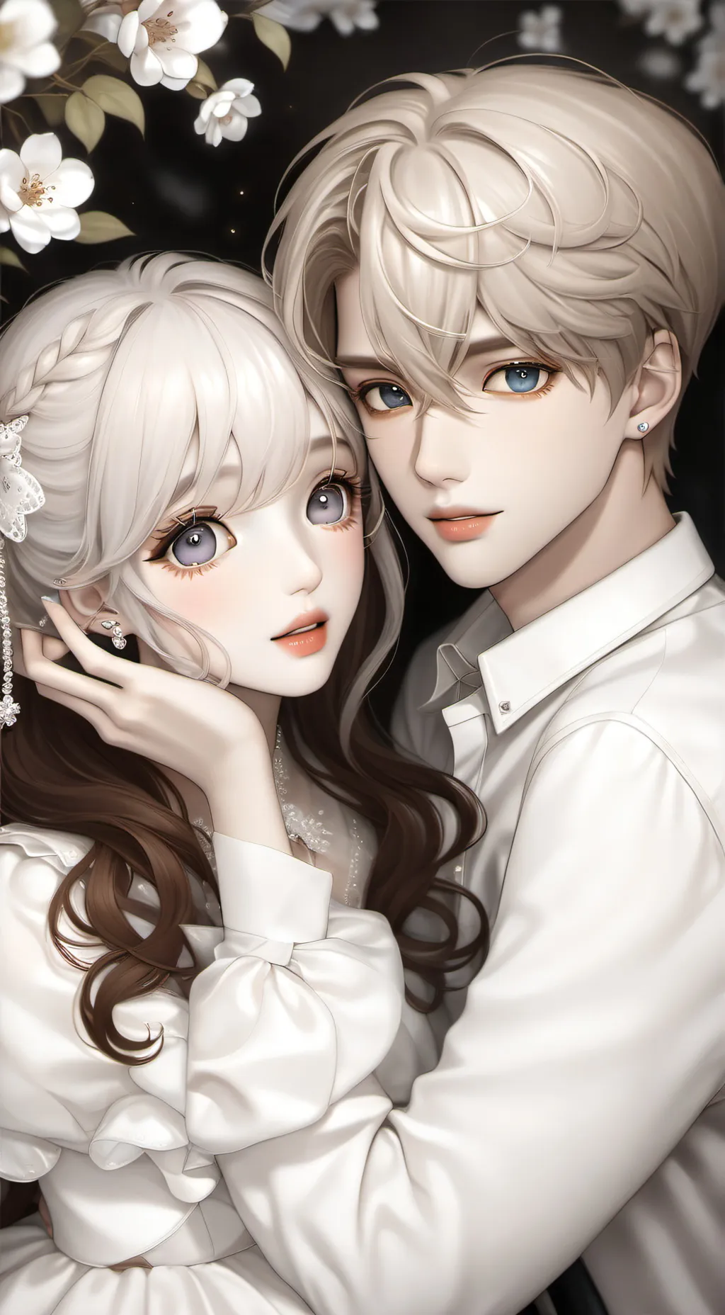 ai character: Lexi and river background