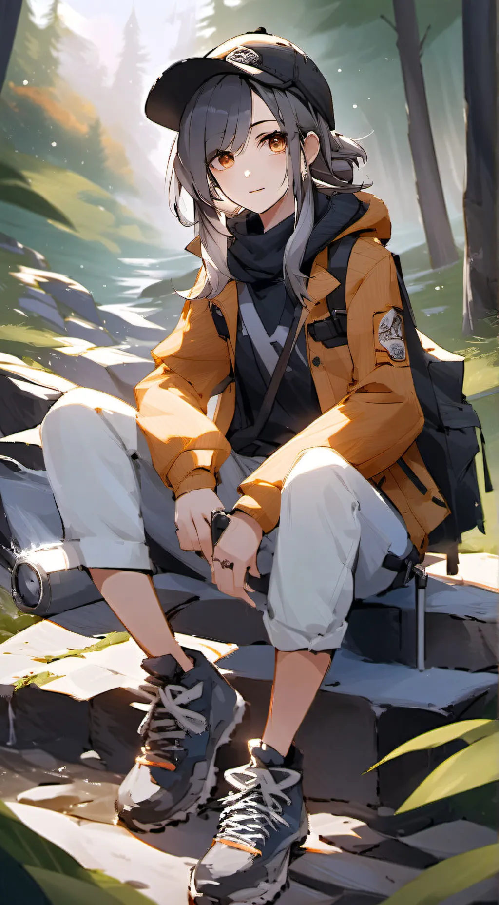 ai character: Amanda background