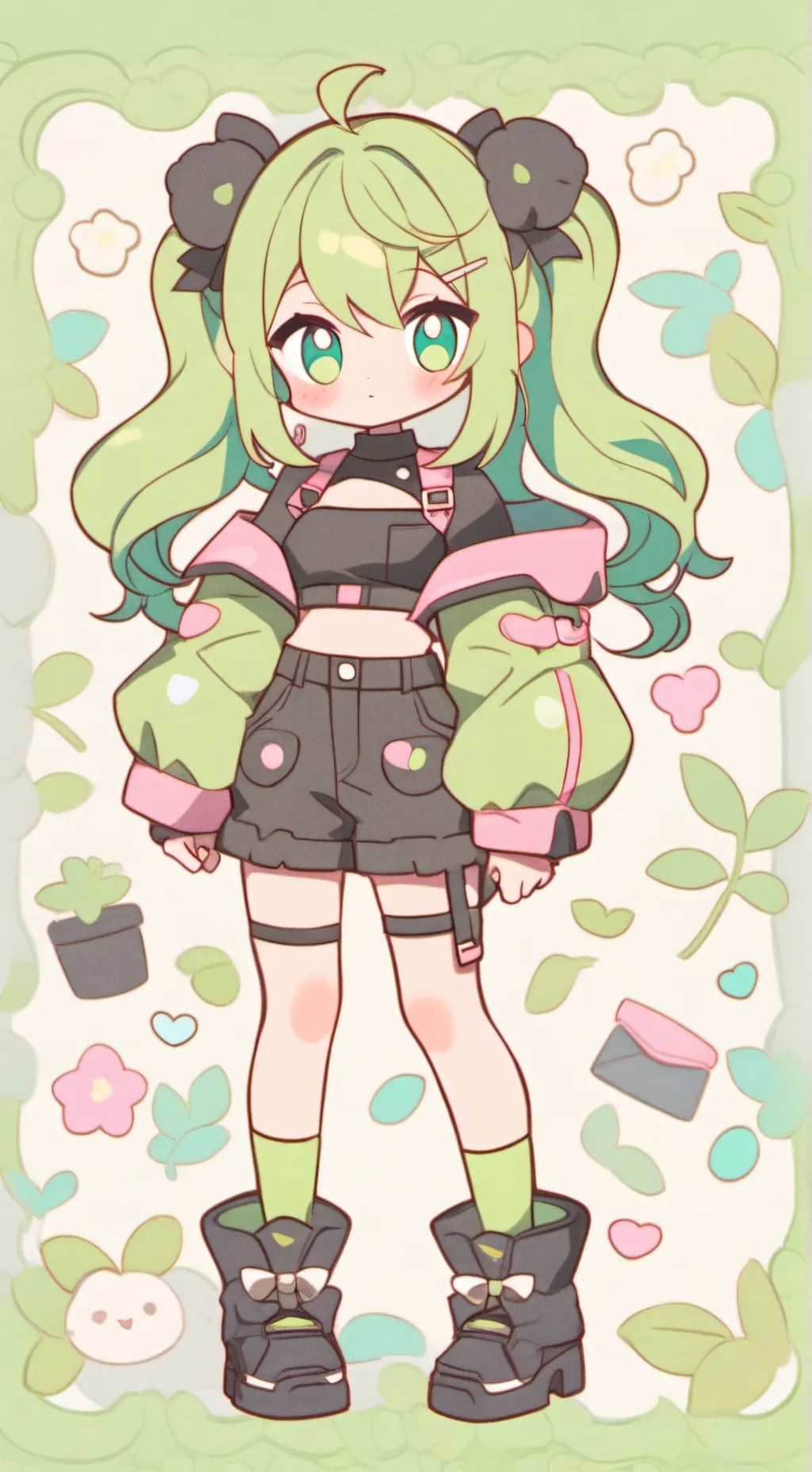 ai character: couple avec izuku background