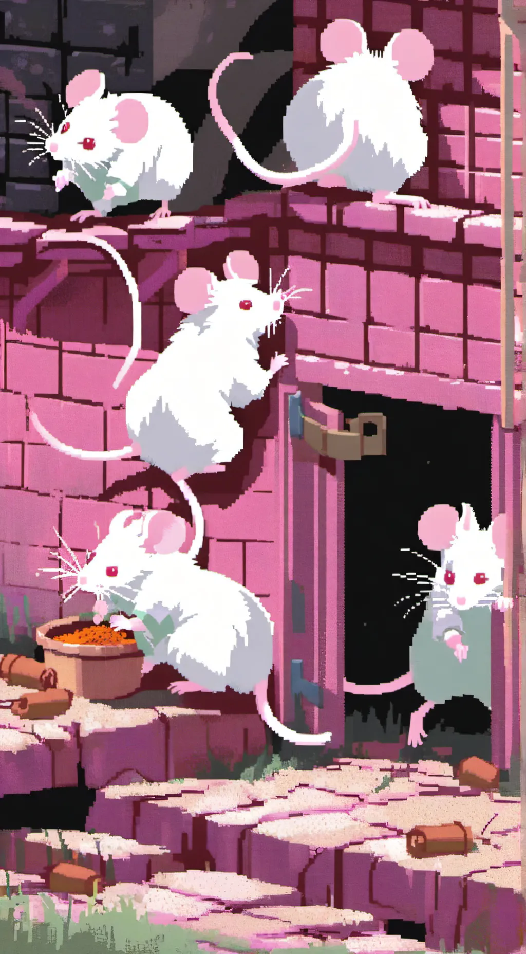 ai character: rat mouthed idiots background