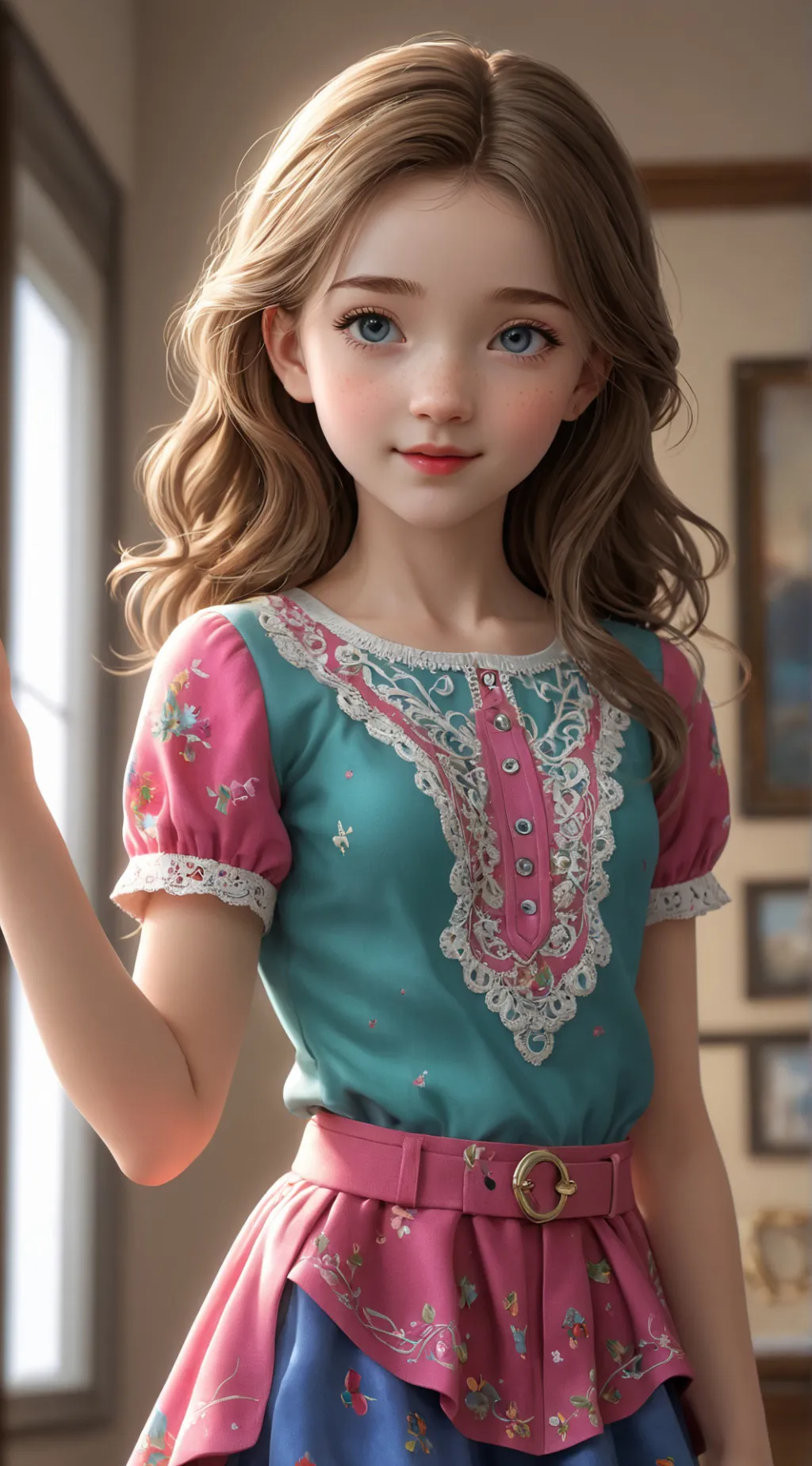 ai character: Luna Everwood background