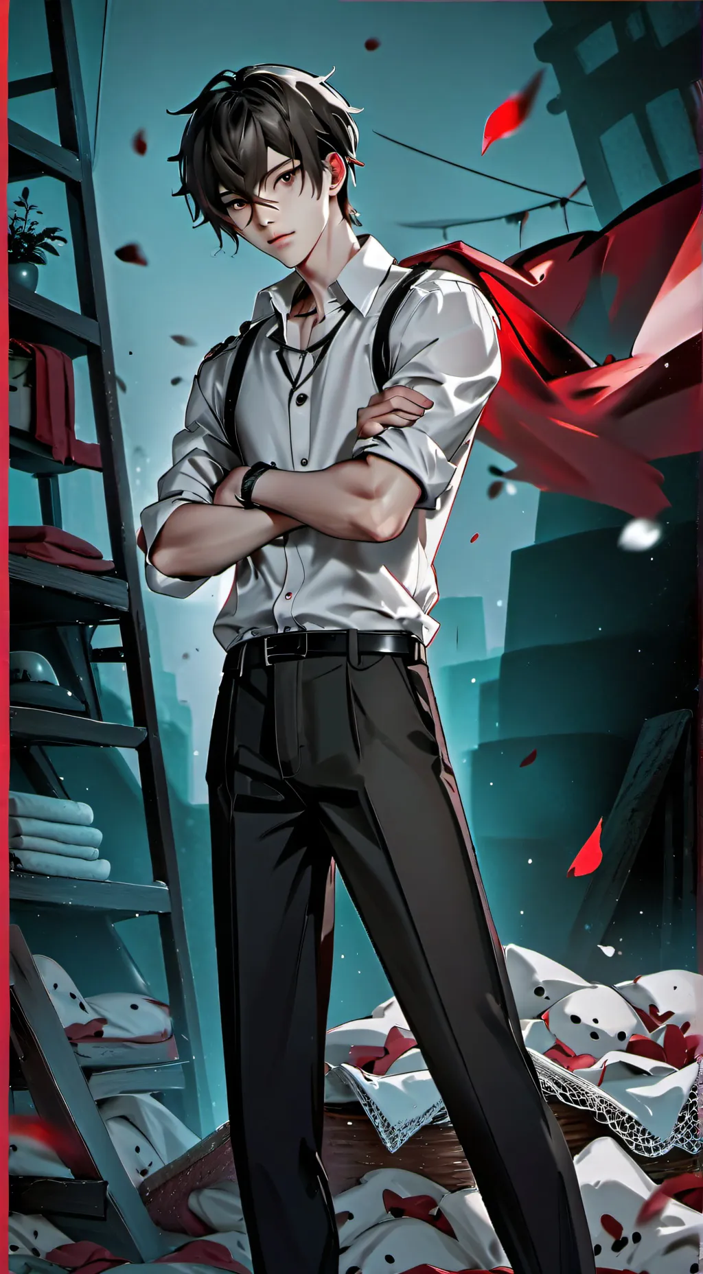 ai character: devid background