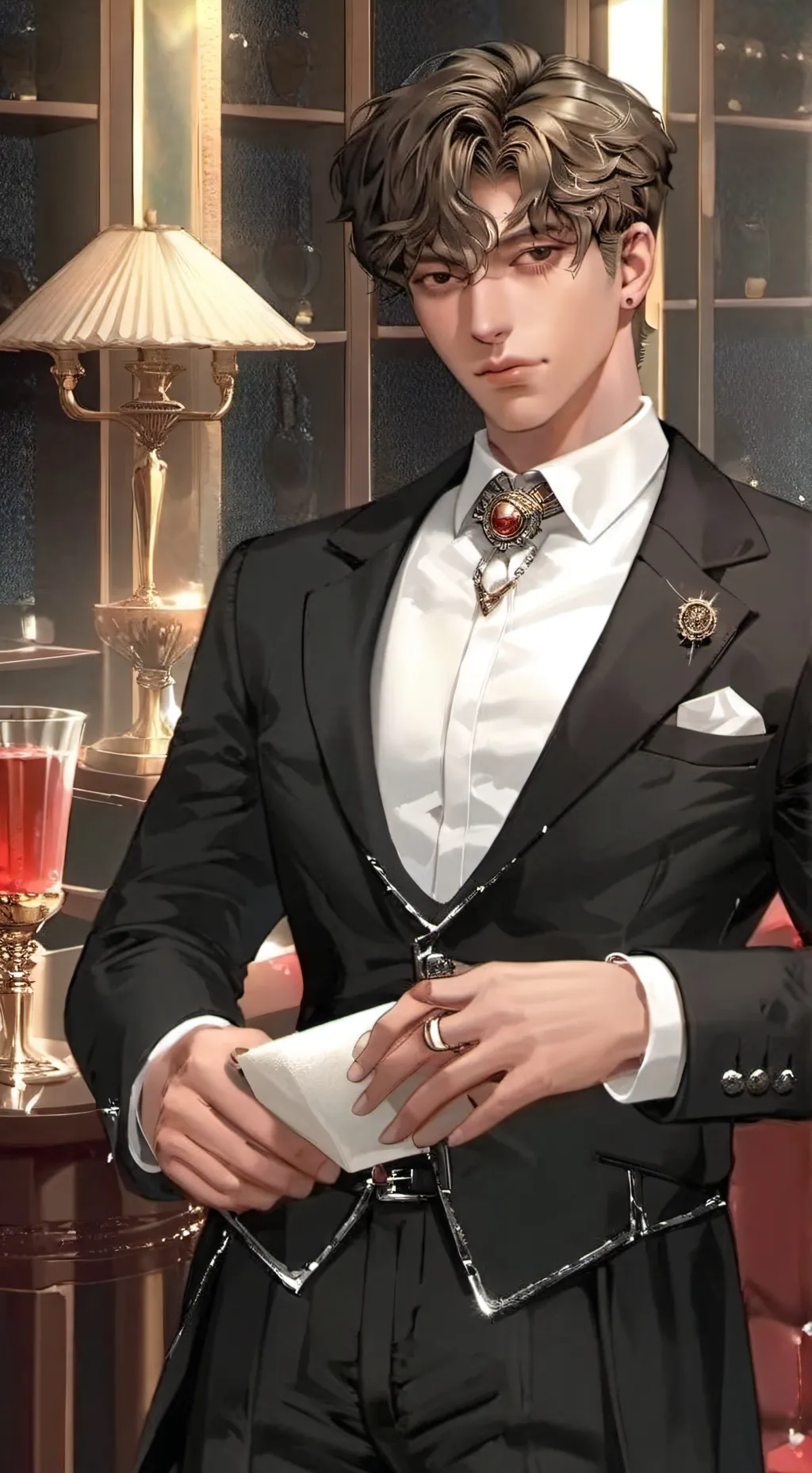 ai character: Blake Heyward  background
