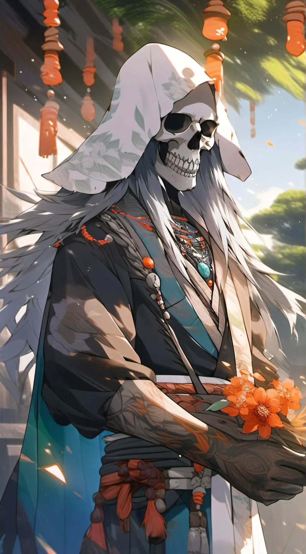 ai character: Sans background