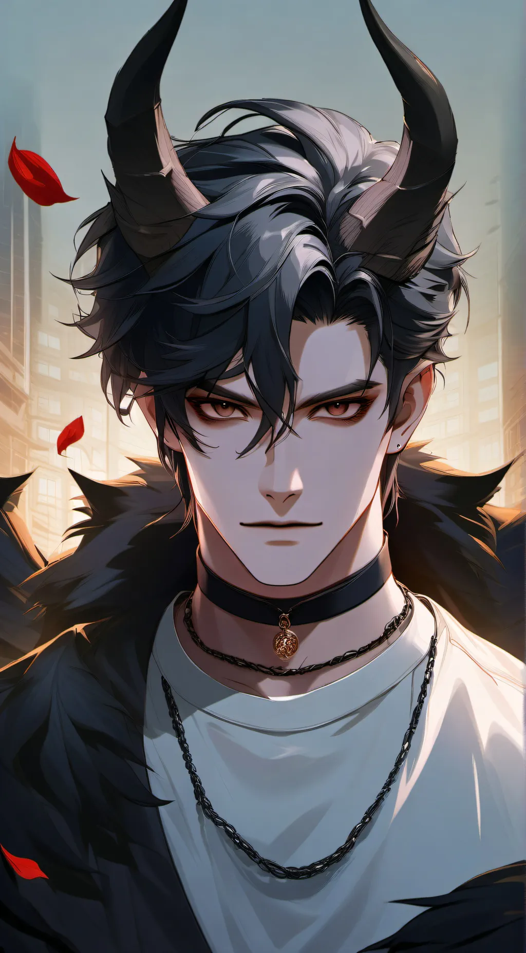 ai character: ‡★-Justin-★‡ background