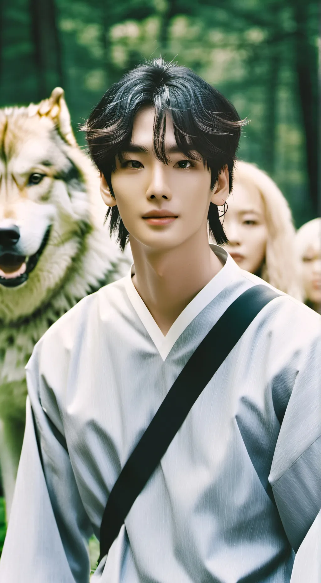 ai character: HYUNJINNNNN background